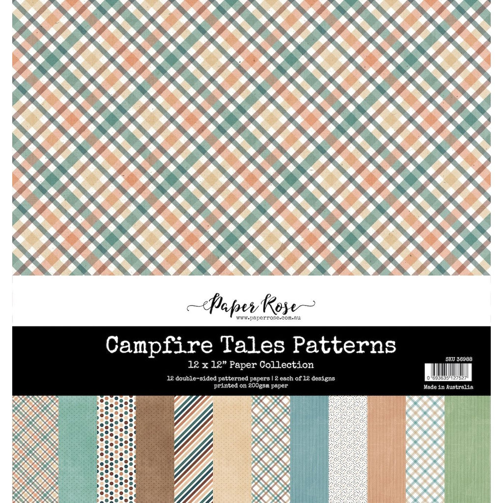 Tale Pattern Paper Rose Campfire Tales Patterns 12x12 Paper 36988 – Simon Says Stamp