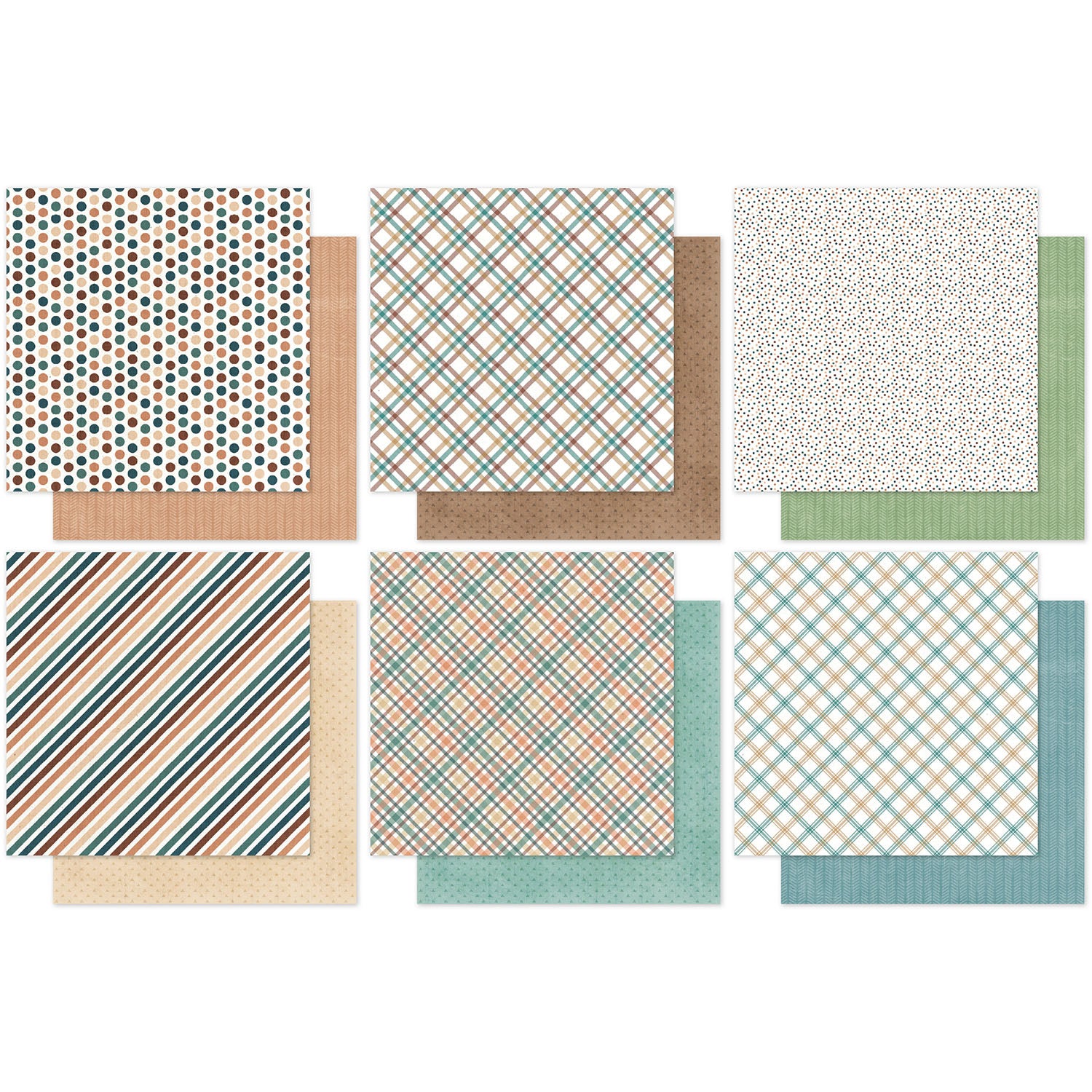 Paper Rose Campfire Tales Patterns 12x12 Paper 36988 cardstock