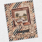 Paper Rose Campfire Tales Patterns 6x6 Paper 36985 rocks