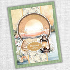 Paper Rose Campfire Tales Patterns 6x6 Paper 36985 thinking of you
