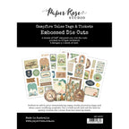 Paper Rose Campfire Tales Tags and Tickets Embossed Die Cuts 36787