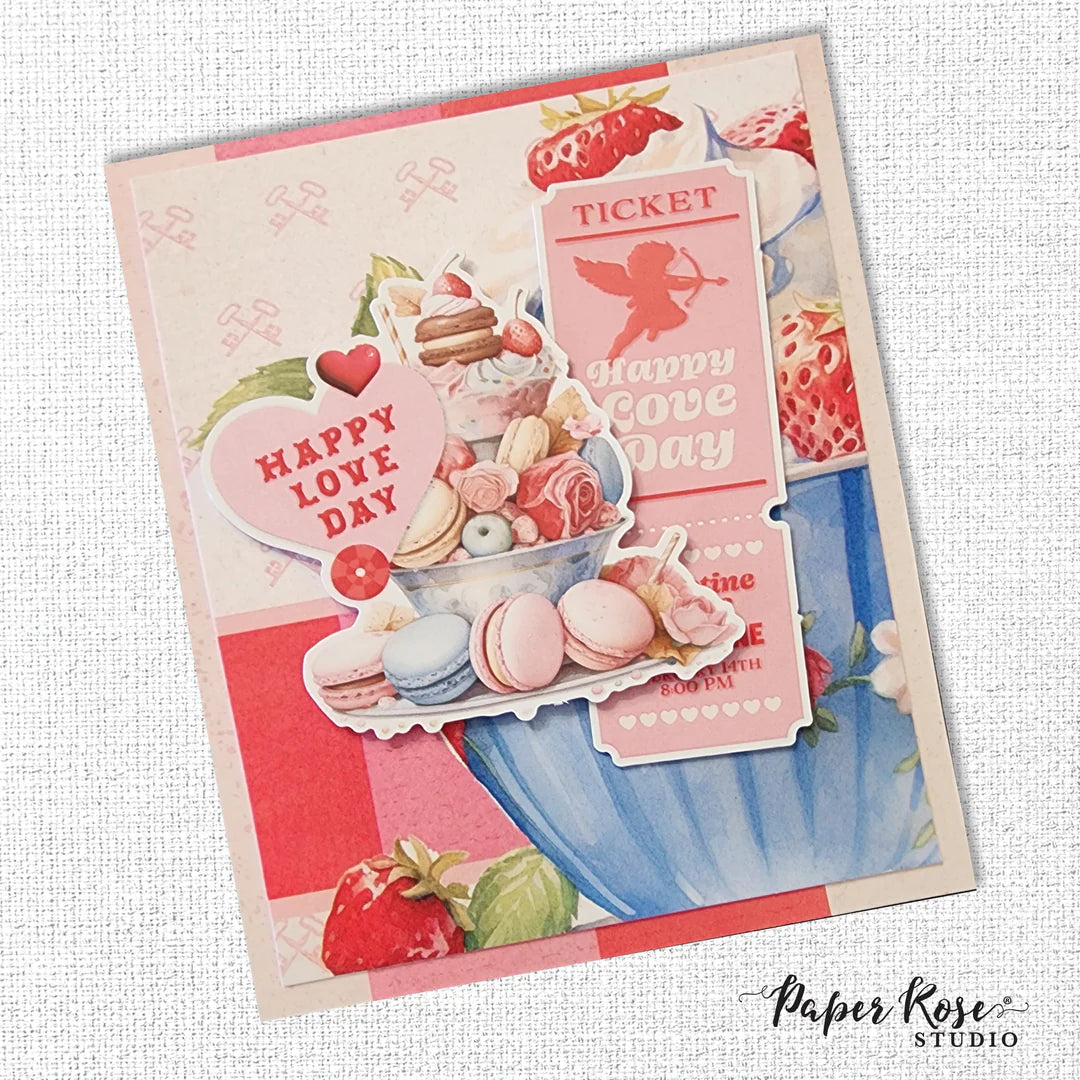 Paper Rose Candy Treats 12x12 Paper 33381 love day
