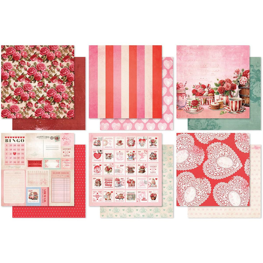 Paper Rose Candy Treats 6x6 Paper 33402 sheets