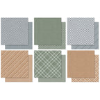 Paper Rose Charlie’s Kraft Patterns 6x6 Paper Pack 33171 sheets