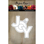 Paper Rose Christmas Bauble Layered Joy Dies 32460