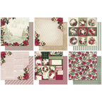 Paper Rose Christmas Holly 6x6 Paper 35115 sheets