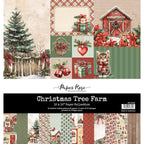 Paper Rose Christmas Tree Farm 12x12 Paper Pack 35253