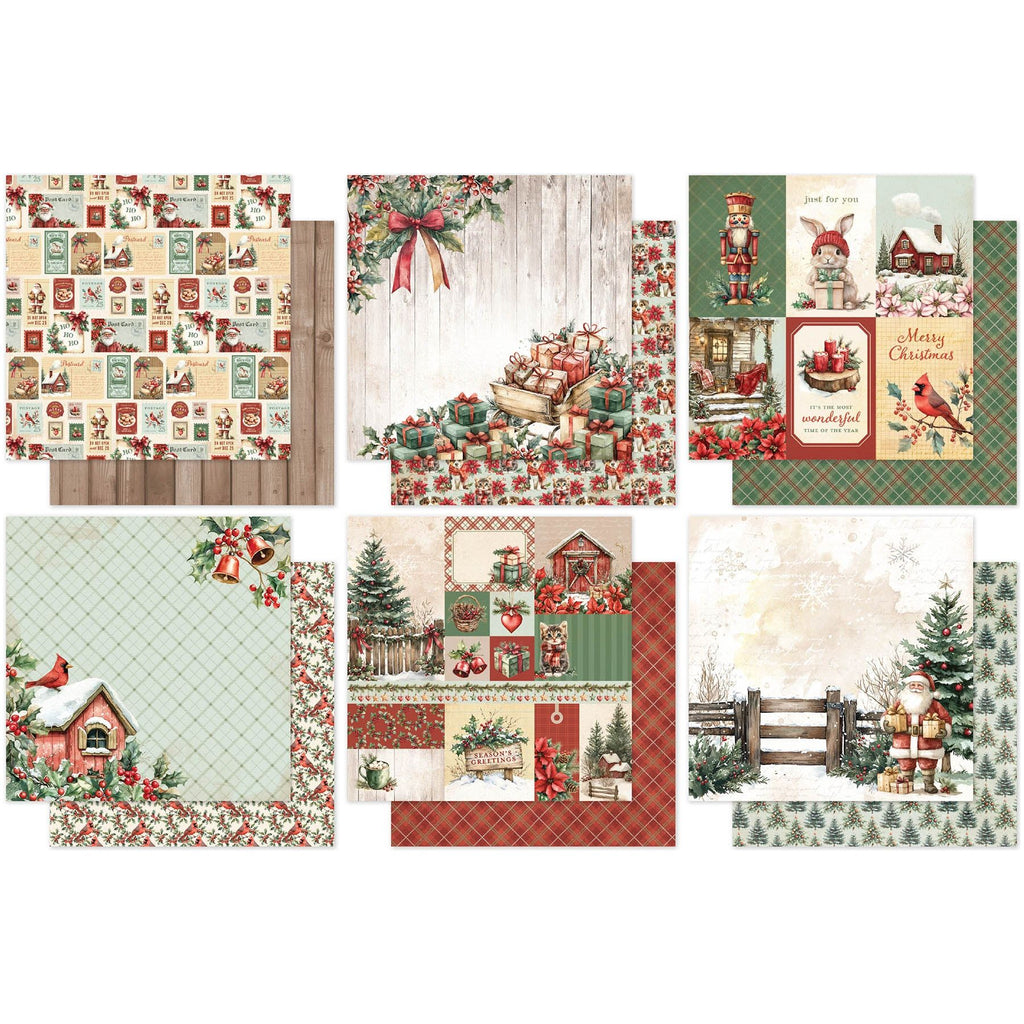 Paper Rose Christmas Tree Farm 6x6 Paper Pack 35250 sheets