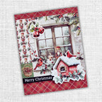 Paper Rose Christmas Tree Farm 6x6 Paper Pack 35250 window