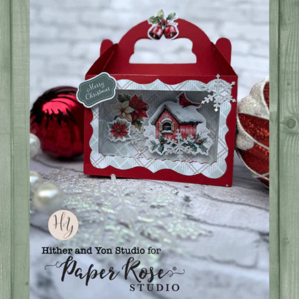 Paper Rose Christmas Tree Farm Basics 12x12 Paper Pack 35277
 box