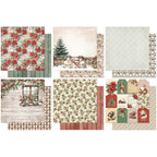 Paper Rose Christmas Tree Farm Basics 6x6 Paper Pack 35274 sheets
