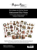 Paper Rose Christmas at Holly House Embossed Die Cuts 37606