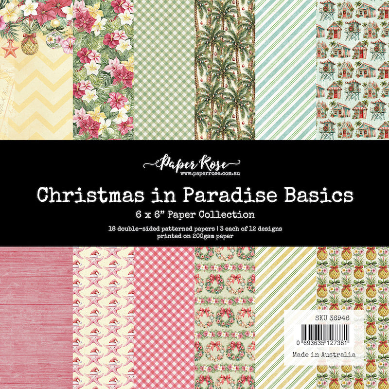 Paper Rose Christmas in Paradise Basics 6x6 Paper 36946