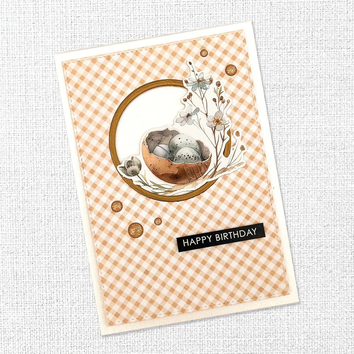 Paper Rose Easter Memories Tags Embossed Die Cuts 33957 birthday