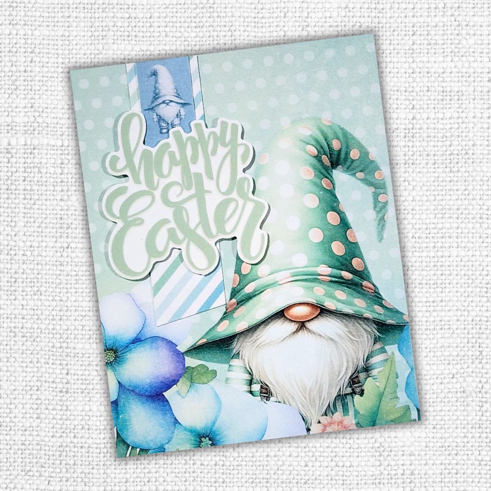 Paper Rose Easter Time Basics 6x6 Paper Collection 34110 happy gnome