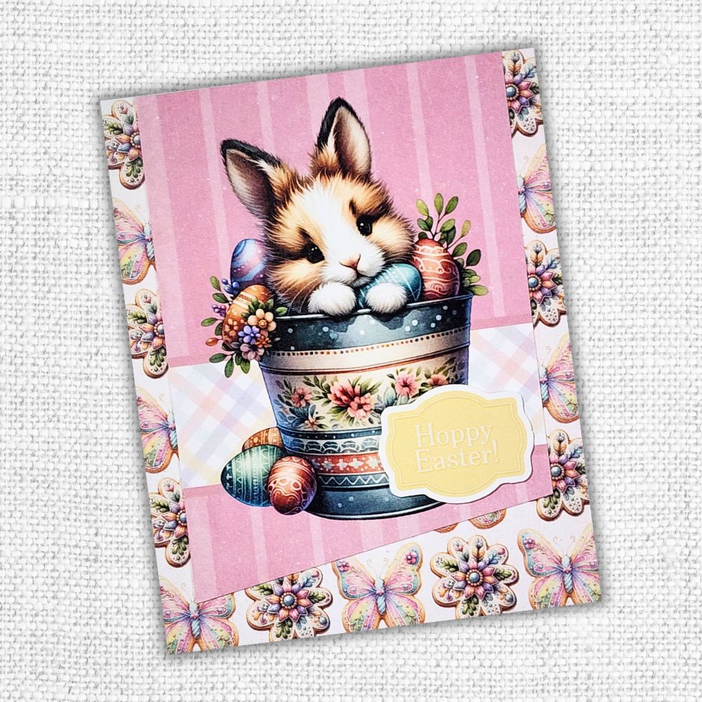 Paper Rose Easter Time Basics Embossed Die Cuts 34122 bunny