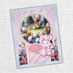 Paper Rose Easter Time Basics Embossed Die Cuts 34122 hoppy
