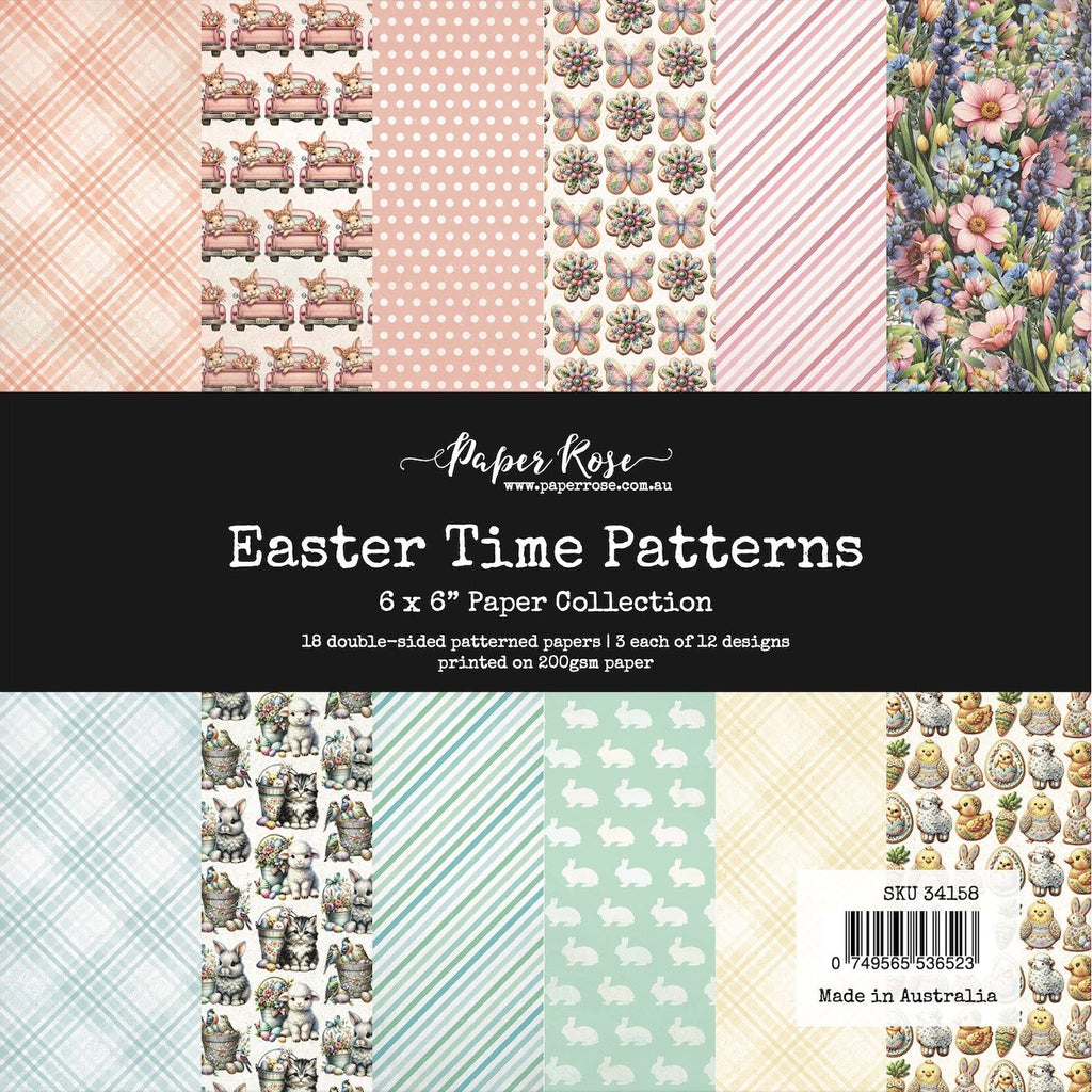 Paper Rose Easter Time Patterns 6x6 Paper Collection 34158