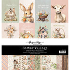 Paper Rose Easter Village 12x12 Paper 34017