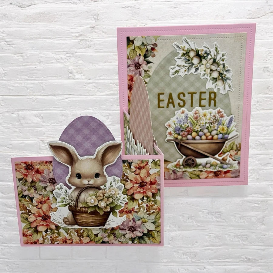 Paper Rose Easter Village Embossed Die Cuts 34065 easter