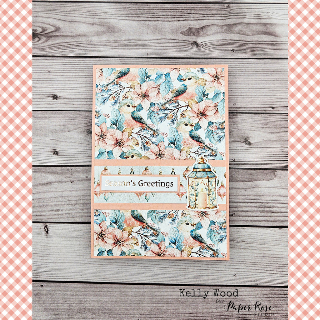 Paper Rose Fairytale Christmas 12x12 Paper Pack 35184 birds