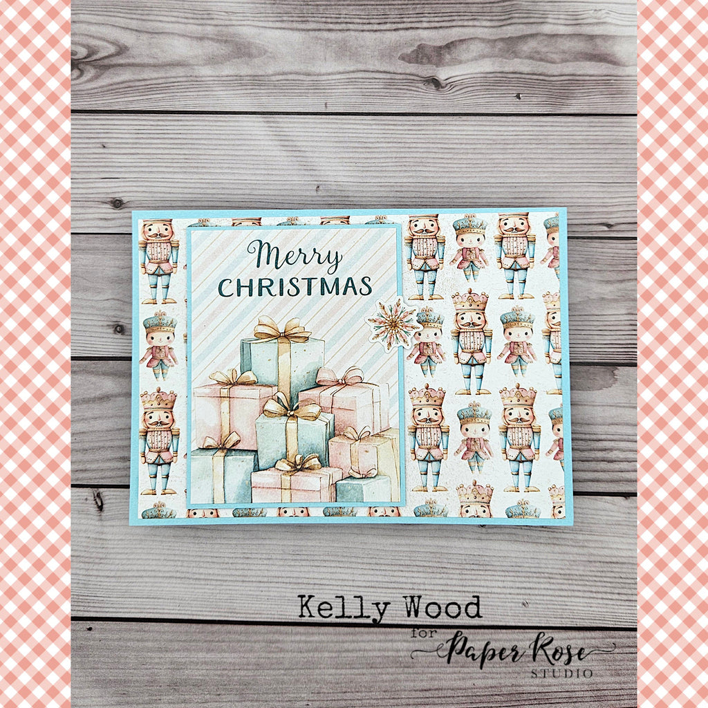 Paper Rose Fairytale Christmas 12x12 Paper Pack 35184 nutcracker