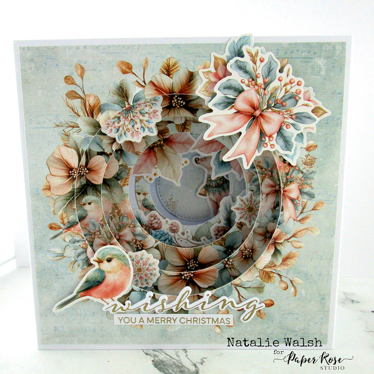 Paper Rose Fairytale Christmas 6x6 Paper Pack 35181 merry