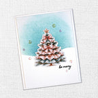 Paper Rose Fairytale Christmas Embossed Die Cuts 35229 be merry