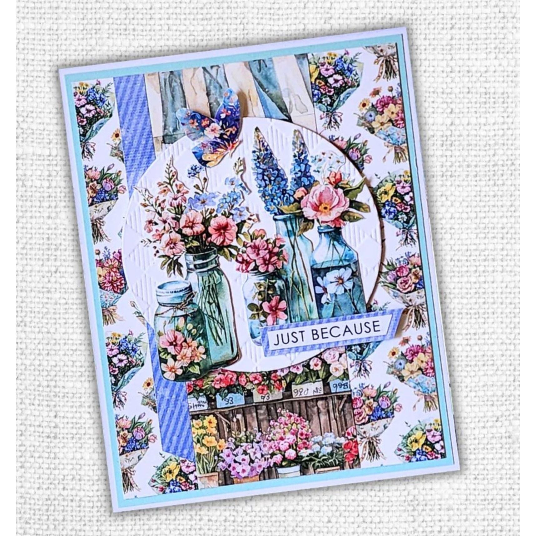 Paper Rose Flower Shoppe 6x6 Paper 33255 just because