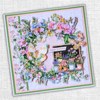 Paper Rose Flower Shoppe Embossed Die Cuts 33138 birthday