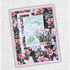 Paper Rose Flower Shoppe Embossed Die Cuts 33138 hello