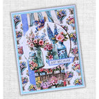 Paper Rose Flower Shoppe Embossed Die Cuts 33138 just because