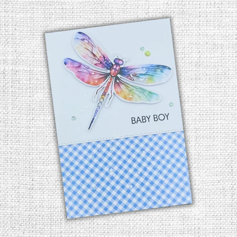 Paper Rose HELLO Clear Stamps 17304 baby boy