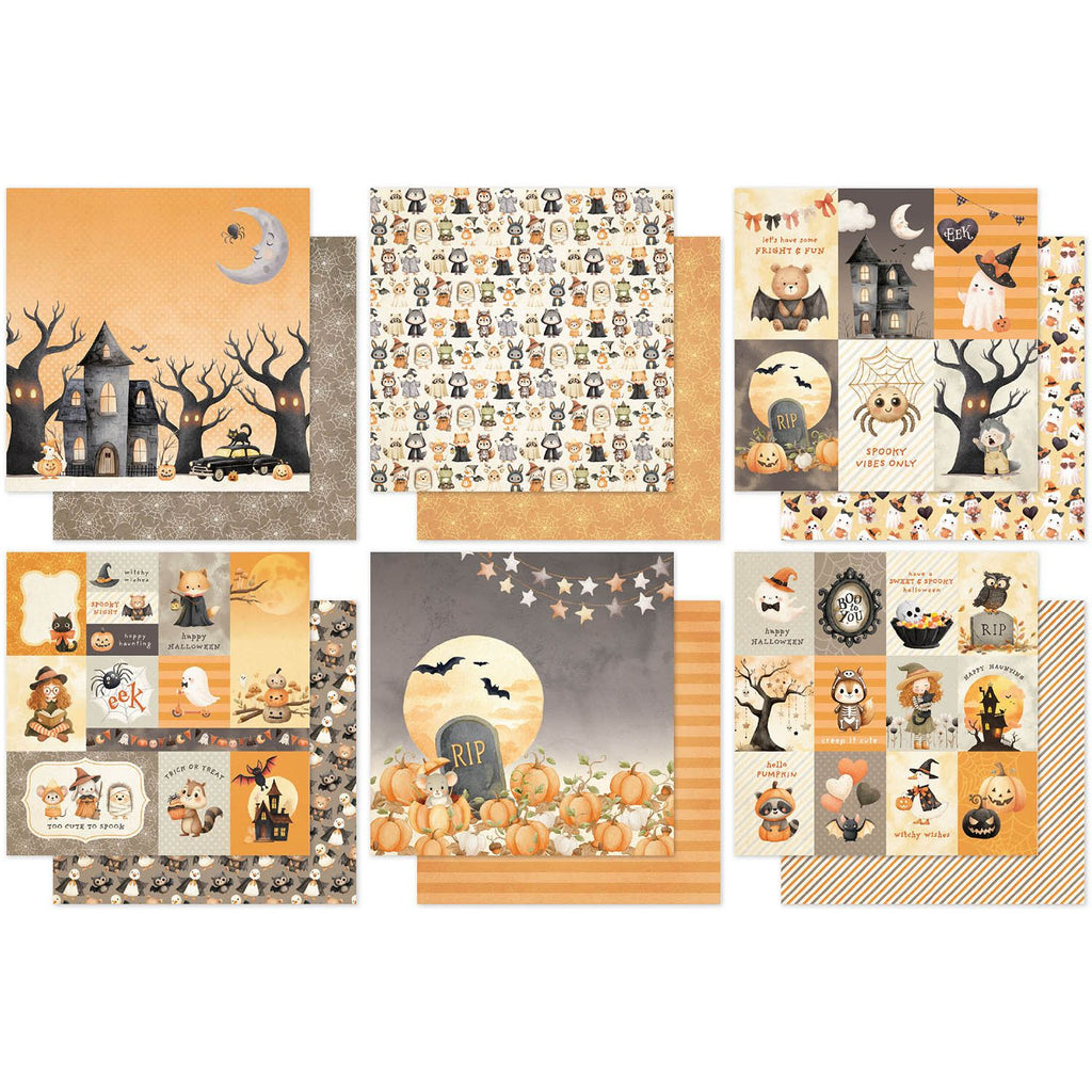 Paper Rose Halloween Hollow 12x12 Paper Pad 35367 sheets