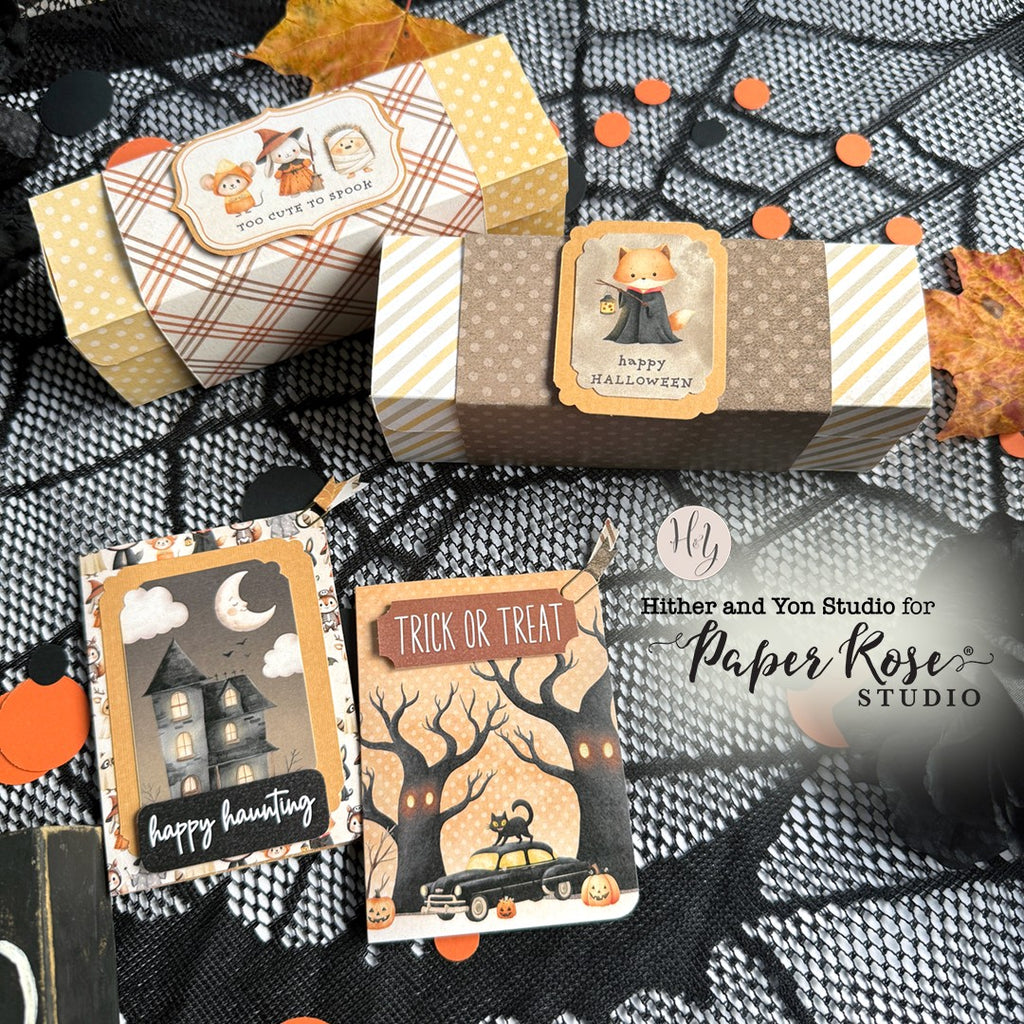Paper Rose Halloween Hollow Basics 12x12 Paper Pad 35391 boxes