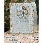 Paper Rose Heart and Home Embossed Die Cuts 35896 wreath