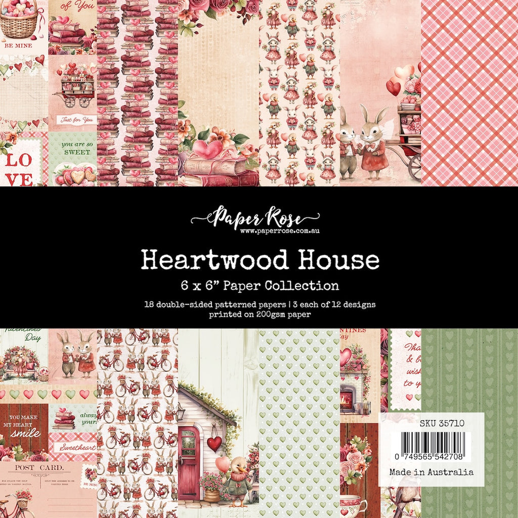Paper Rose Heartwood House 6x6 Paper 35710
