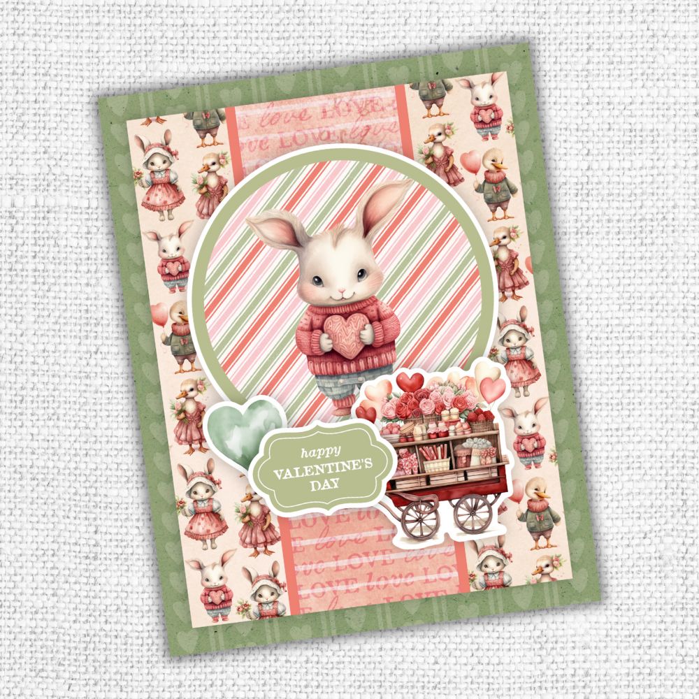 Paper Rose Heartwood House 6x6 Paper 35710 valentine's
