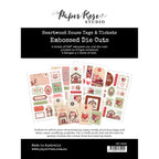 Paper Rose Heartwood House 6x8 Tags and Tickets Embossed Die Cuts 35845
