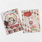 Paper Rose Heartwood House 6x8 Tags and Tickets Embossed Die Cuts 35845 bunny