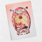 Paper Rose Heartwood House 6x8 Tags and Tickets Embossed Die Cuts 35845 love
