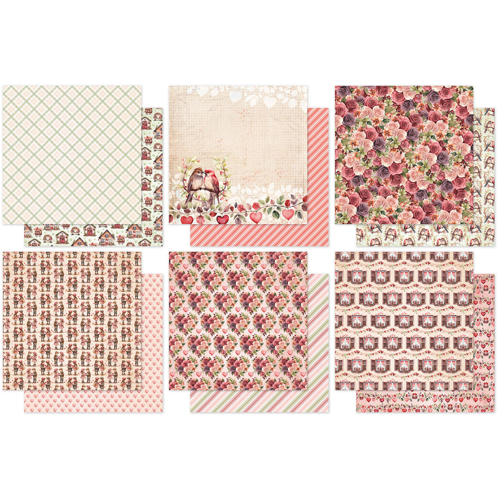 Paper Rose Heartwood House Basics 6x6 Paper 35743 pages