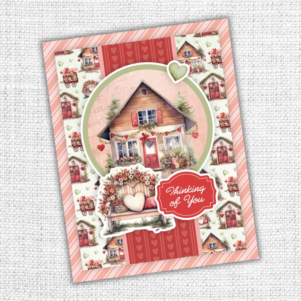 Paper Rose Heartwood House Basics 6x6 Paper 35743 thinking of you