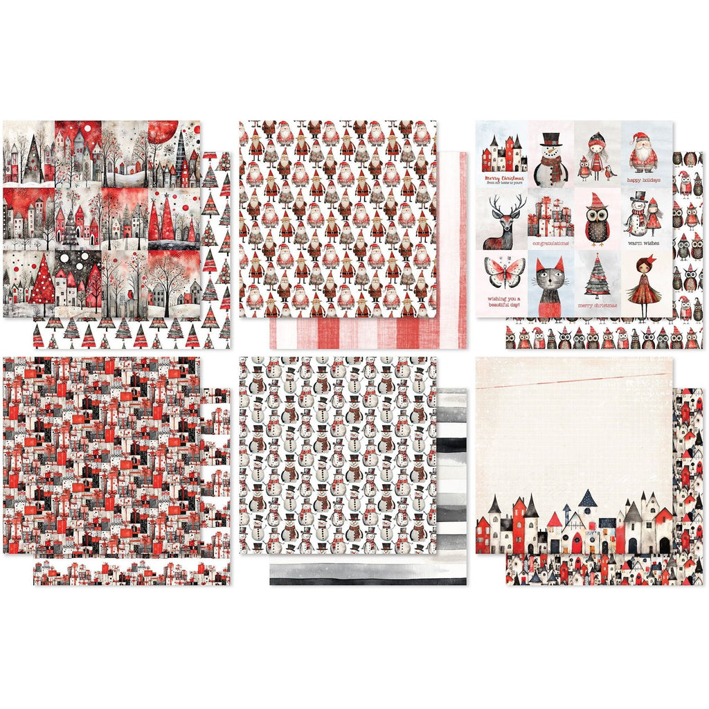 Paper Rose Holiday Fun 12x12 Paper Pack 33186 sheets