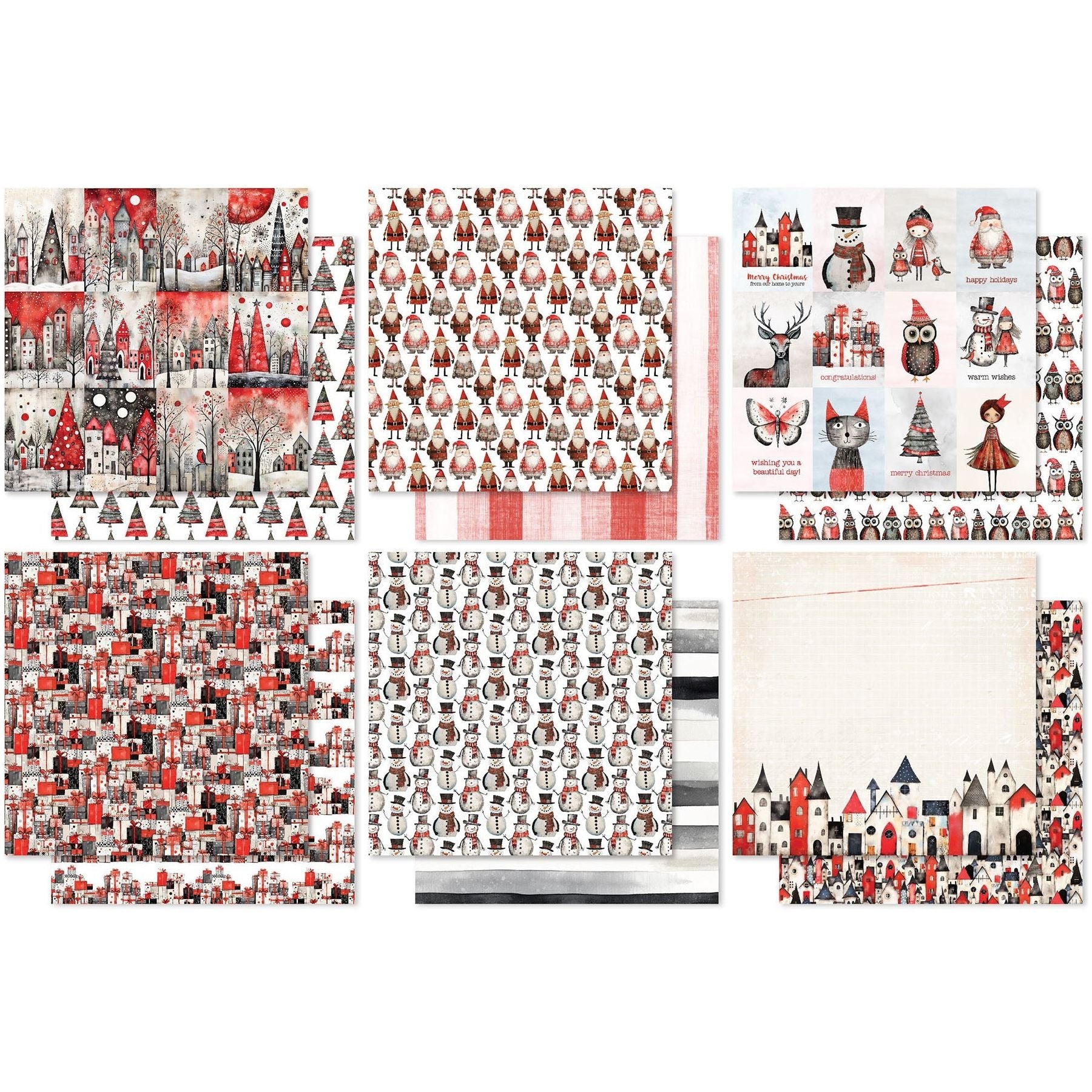 Paper Rose Holiday Fun 6x6 Paper Pack 33207 sheets