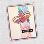Paper Rose Honeybees Layered Dies 33906 bee