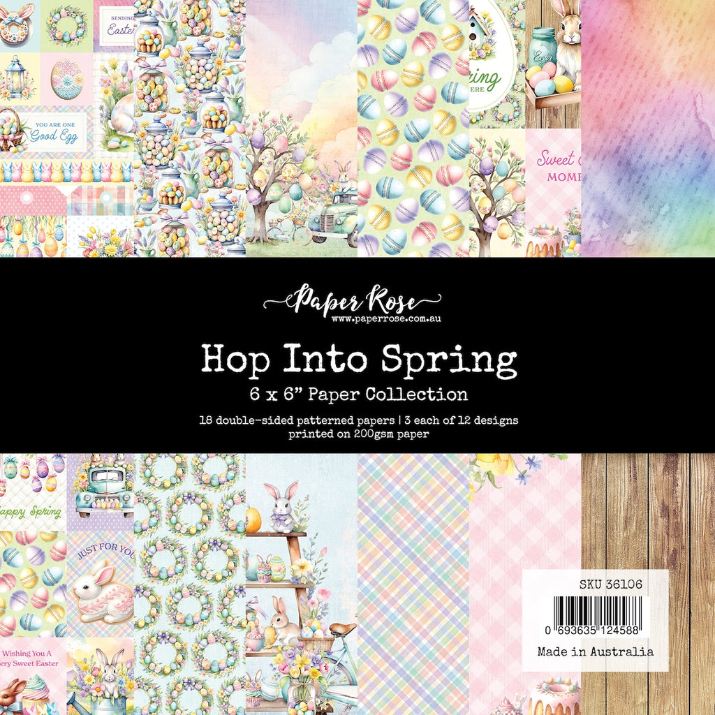 Paper Rose Hop Into Spring 6x6 Paper Collection 36106