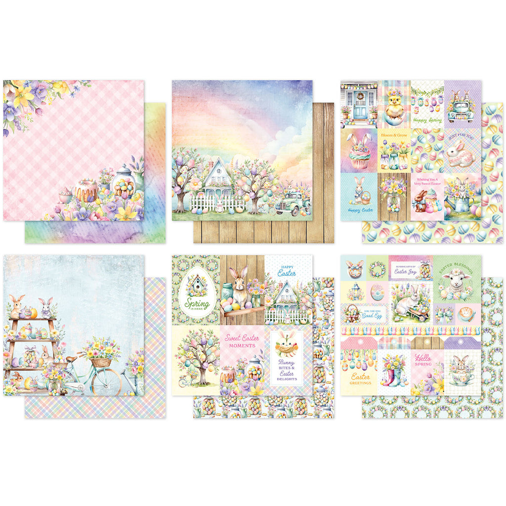Paper Rose Hop Into Spring 6x6 Paper Collection 36106 sheets