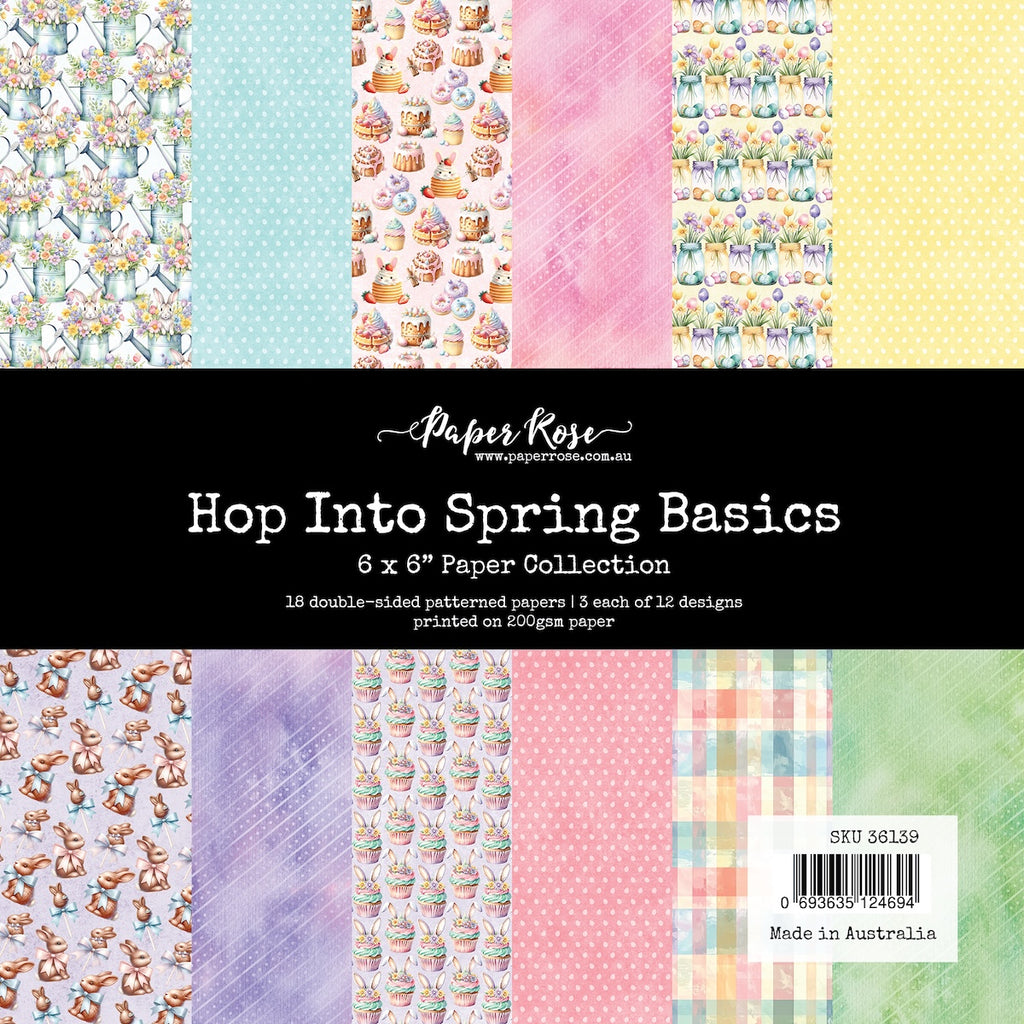Paper Rose Hop Into Spring Basics 6x6 Paper Collection 36139