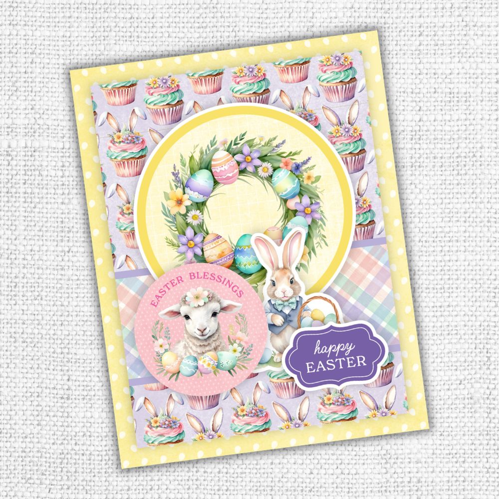 Paper Rose Hop Into Spring Basics 6x6 Paper Collection 36139 lamb